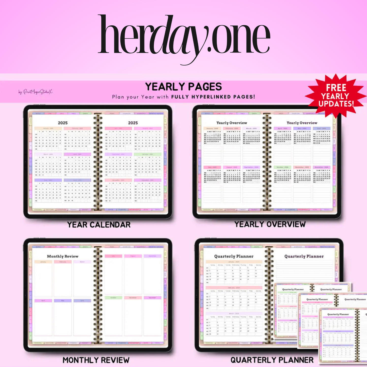 MEGA DIGITAL PLANNER BUNDLE 15K+ PAGES, 8K+ STICKERS